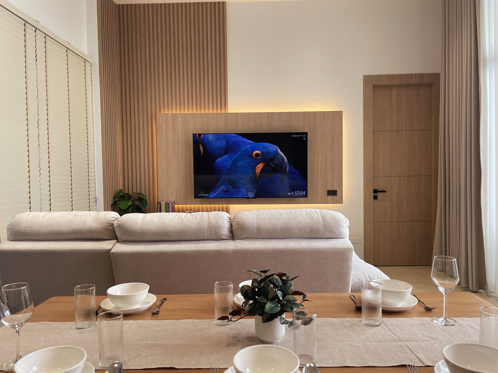 Living and dining area